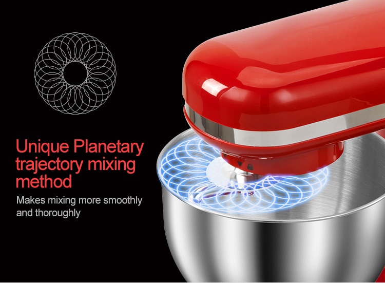 1200W 4L 6-Speed Electric Mixer Set - Image 4