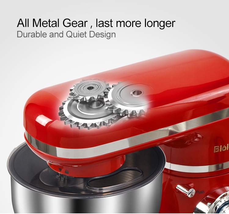 1200W 4L 6-Speed Electric Mixer Set - Image 12