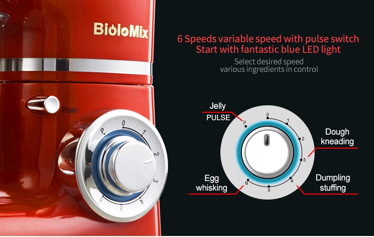 1200W 4L 6-Speed Electric Mixer Set - Image 16