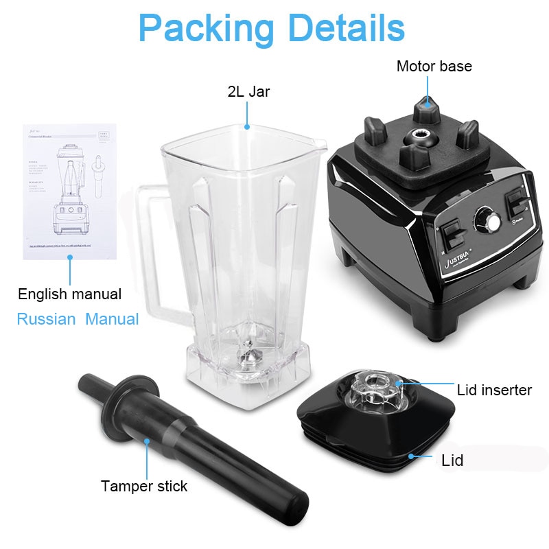BPA Free 2200W Professional Blender - Image 6